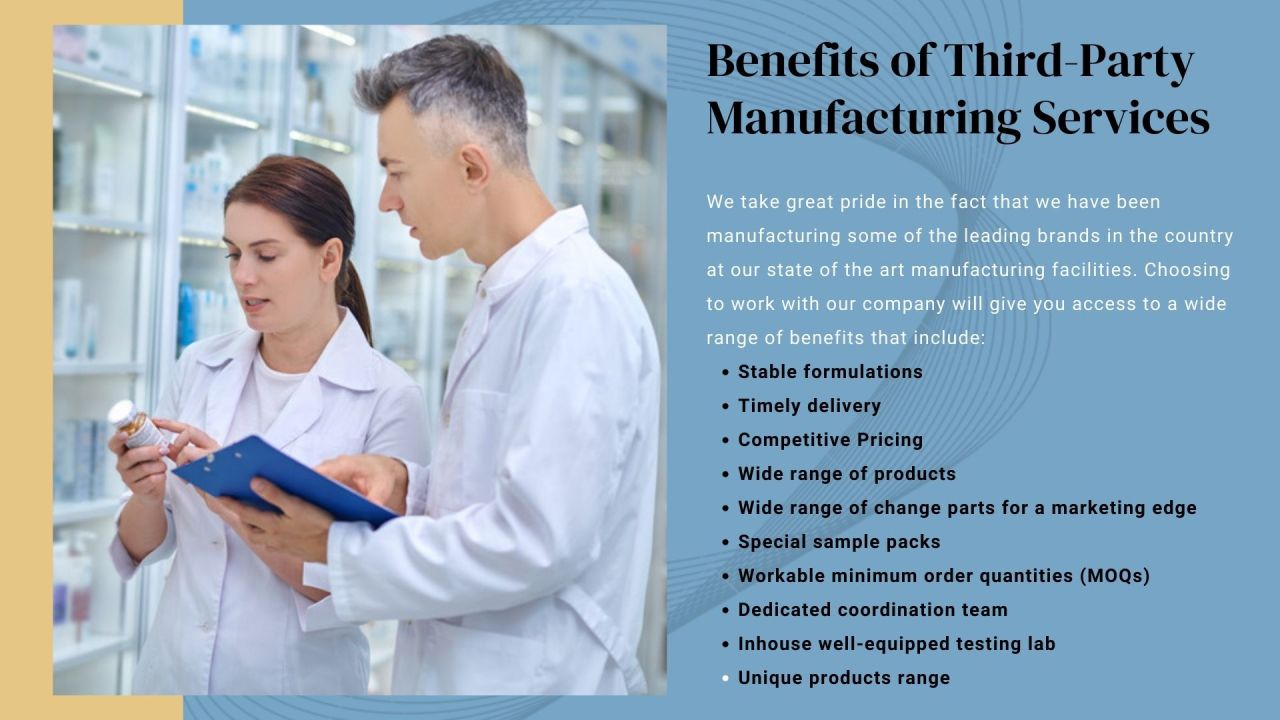 Third Party Manufacturers • Third-Party Pharma Manufacturing Benefits in India...