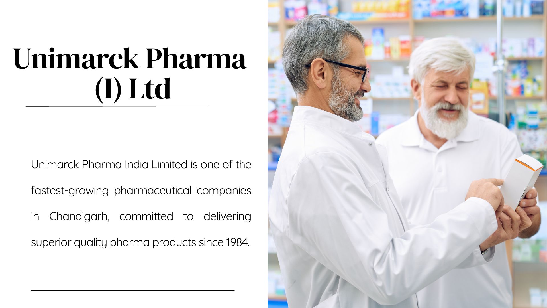 Top Pharma Company in Chandigarh, India | Unimarck Pharma | Third Party Manufacturing in India