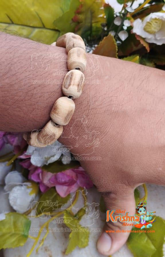 Pure Tulsi Bracelet In Elastic--Traditional Look