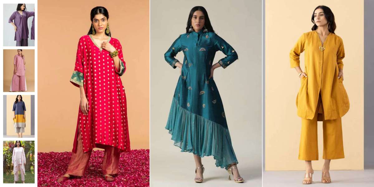 Designer Tunics And Kurtis for Women at ScrollnShops