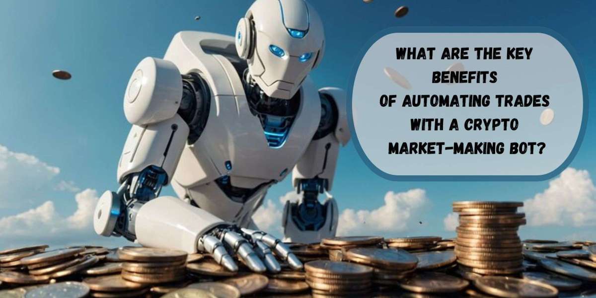 What are the key benefits of automating trades with a crypto market-making bot?