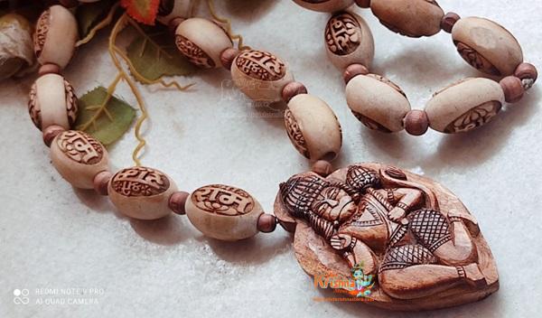 Ram Bhakt Handmade Design Shri Hanuman Ji Tulsi Mala