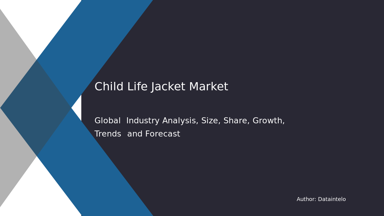 Request For Sample of Child Life Jacket Market Research Report 2032