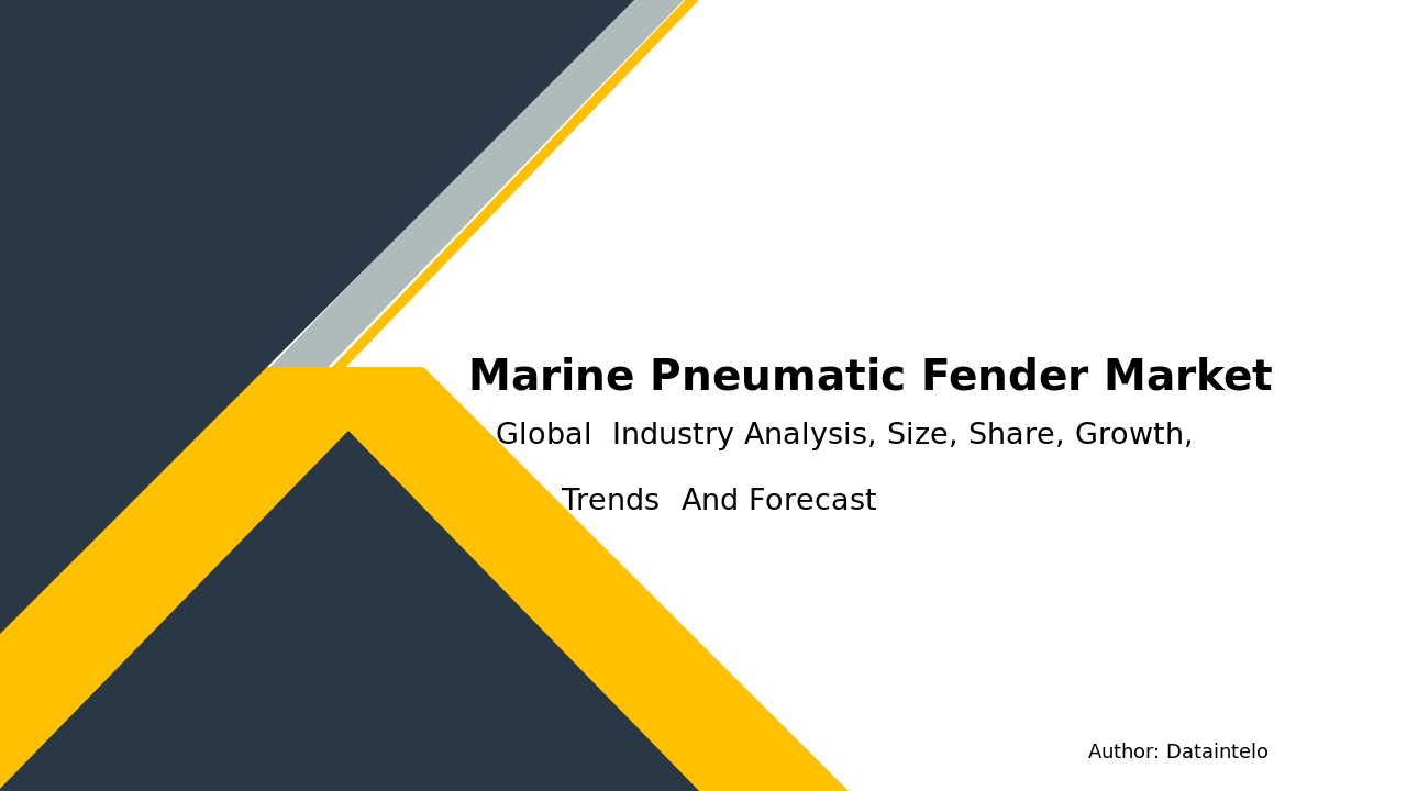 Request For Sample of Marine Pneumatic Fender Market Research Report 2032