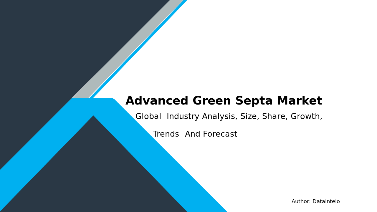 Request For Sample of Advanced Green Septa Market Research Report 2032