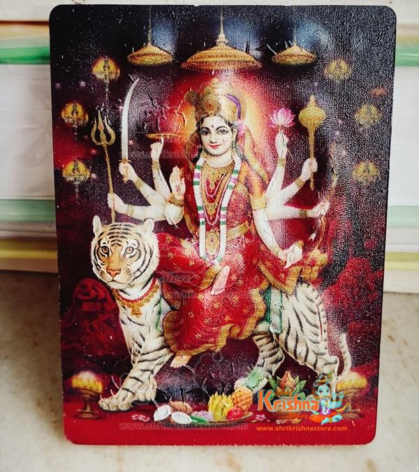 Magnetic Maa Durga Photo Frame-www.shrikrishnastore.com