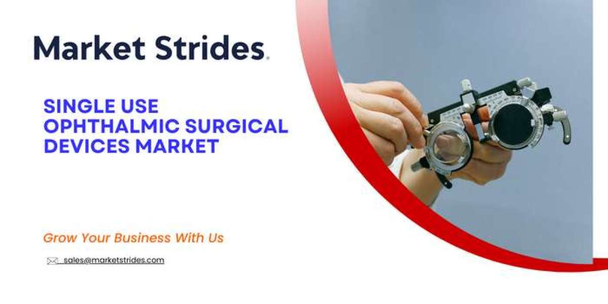 Single Use Ophthalmic Surgical Devices Market: Global Industry Analysis and Forecast 2031 | Market Strides