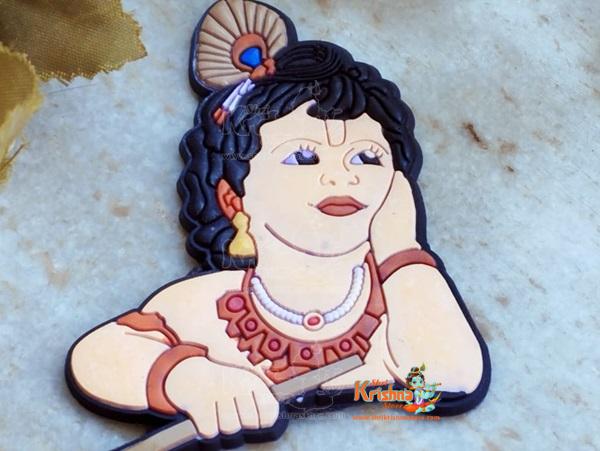 Lord Krishna ji, Magnet Sticker | www.shrikrishnastore.com