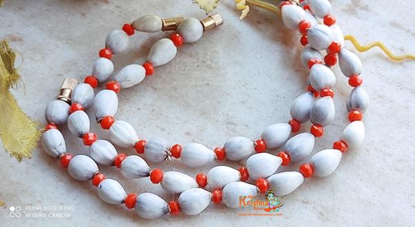 Three Layer Vaijayanti Beads Beautiful Design Bracelet