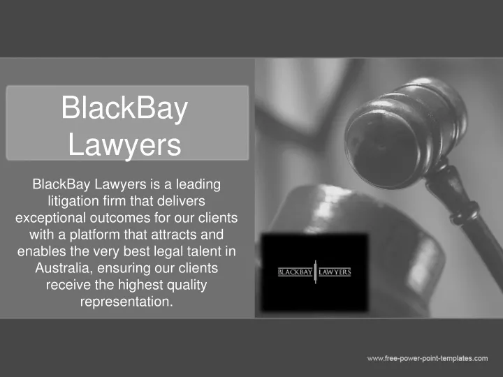 PPT - Commercial Litigation Lawyers - Blackbaylawyers PowerPoint Presentation - ID:13552103