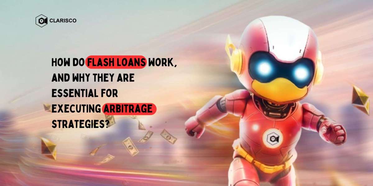 How do flash loans work, and why are they essential for executing arbitrage strategies?