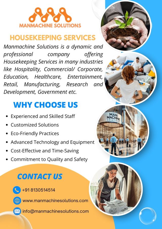 Professional Housekeeping Services in Noida – @manmachinesolutions on Tumblr