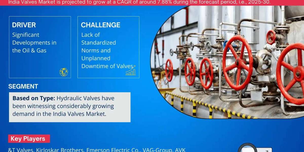 India Valves Market Anticipates 7.88% CAGR Growth by 2030, MarkNtel