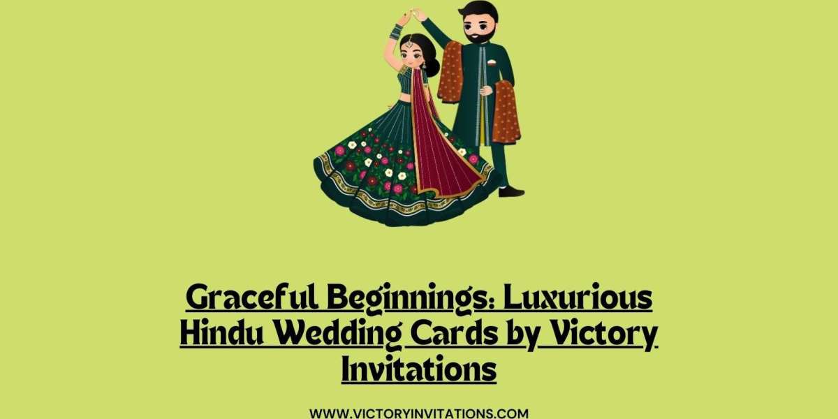 Graceful Beginnings: Luxurious Hindu Wedding Cards by Victory Invitations