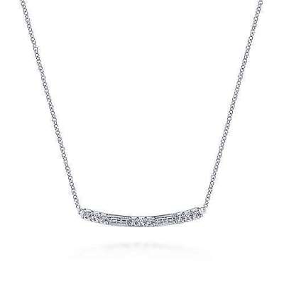 14K White Gold Diamond Fashion Necklace Profile Picture