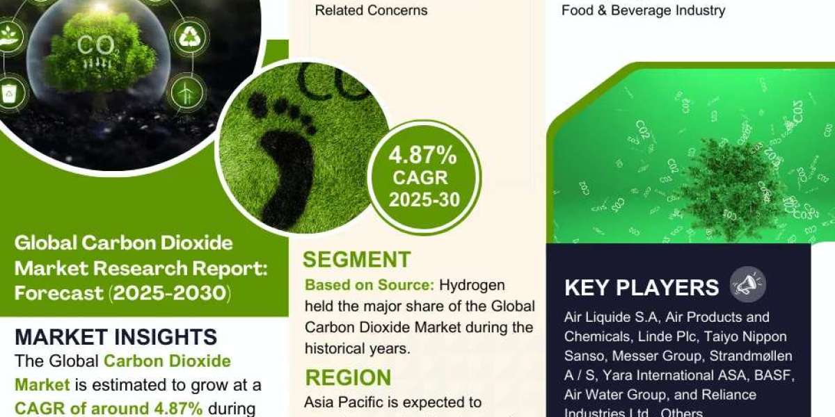 Carbon Dioxide Market Anticipates 4.87% CAGR Growth by 2030, MarkNtel