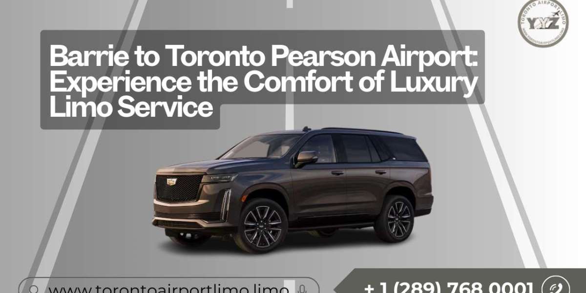 Barrie to Toronto Pearson Airport Experience the comfort of Luxury Limo Service