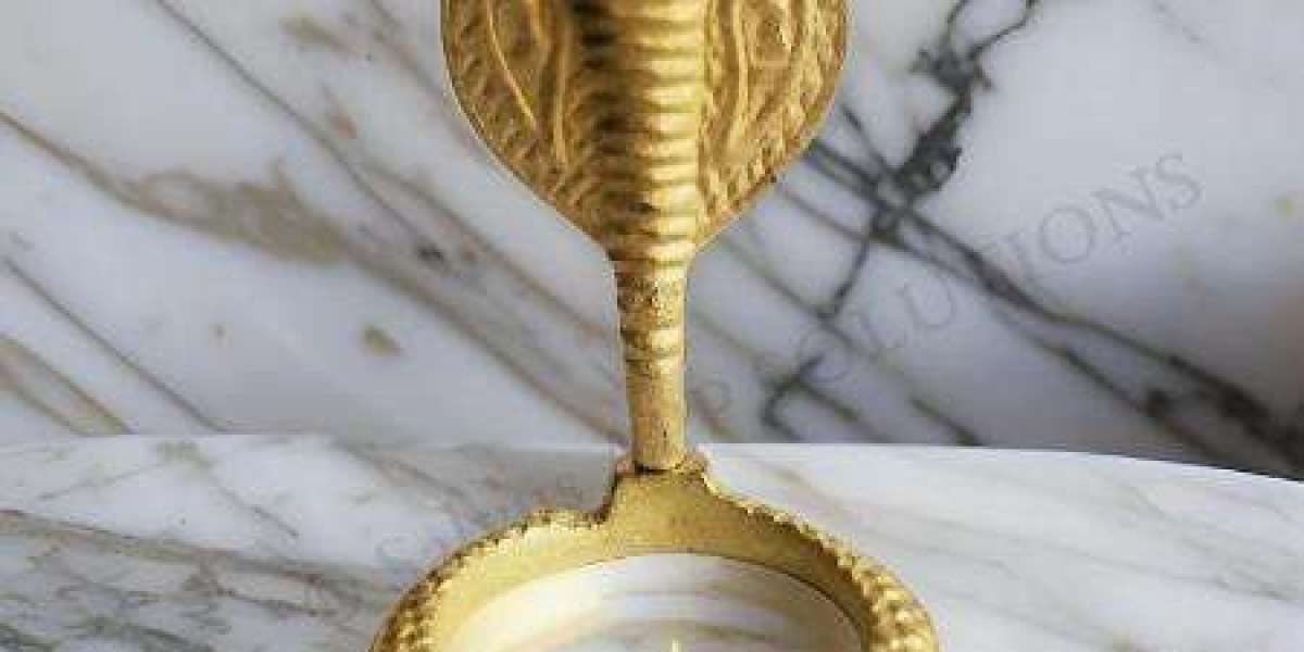 Brass Snake for Shivling: A Sacred Symbol in Hindu Worship