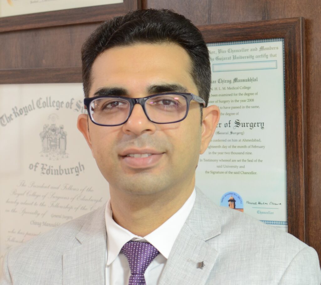 Dr. Chirag Thakkar: Best Gastro Surgeon in Ahmedabad, Gujarat, India