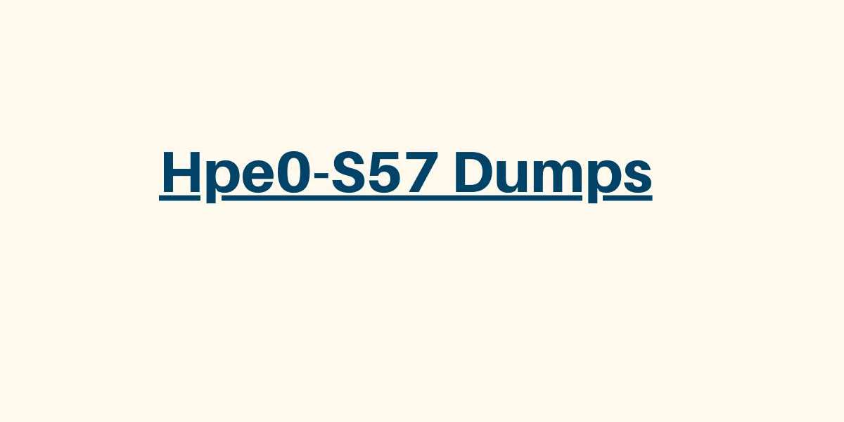 Top-Rated Hpe0-S57 Dumps Only at DumpsArena