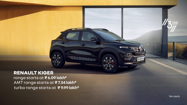 Renault KIGER - bold SUV stance - Renault India