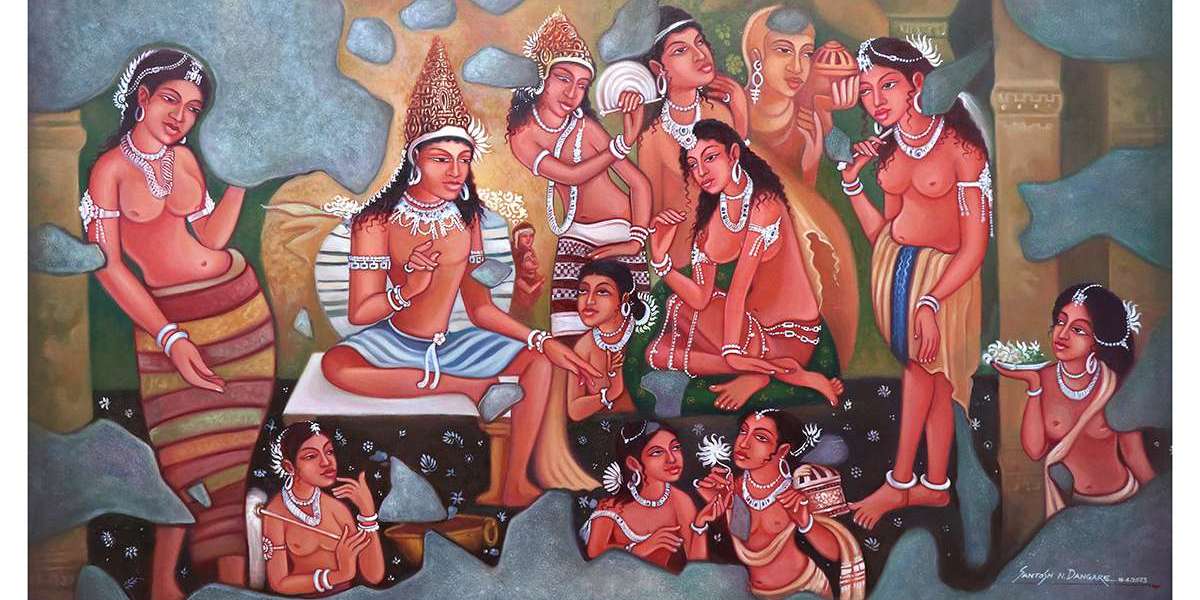 Discover Timeless Beauty with Original Oil Paintings at IndianArtIdeas