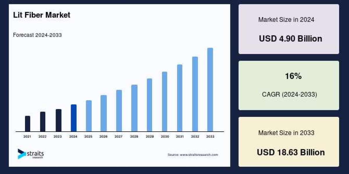 Lit Fiber Market Insights: Size, Share, and Growth Projections by 2033